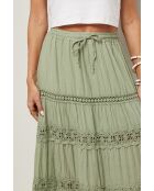 Jupe Anaya 100% Coton verte