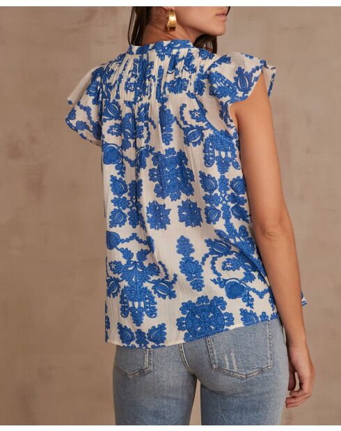 Billie Bl Imp königsblaue Bluse