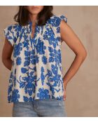 Billie Bl Imp königsblaue Bluse