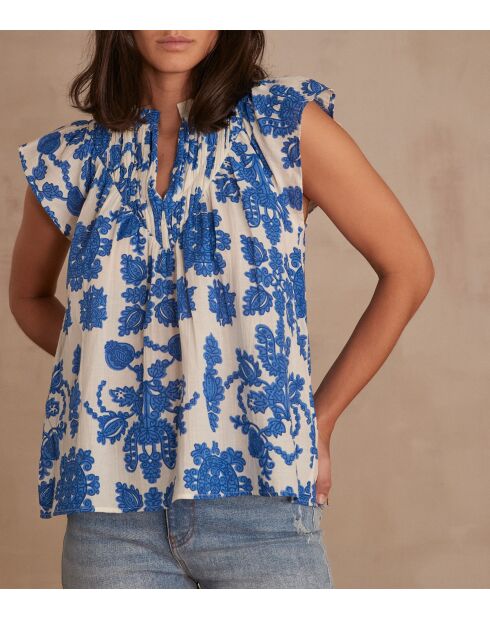 Billie Bl Imp königsblaue Bluse