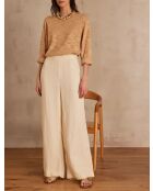 Pantaloni crema Bradley P Uni