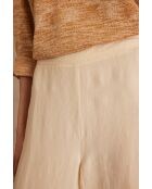 Pantaloni crema Bradley P Uni