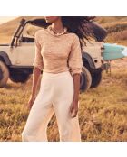 Pantaloni crema Bradley P Uni