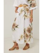 Jupe Calista 100% Lin blanche