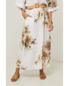 Jupe Calista 100% Lin blanche