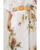 Jupe Calista 100% Lin blanche