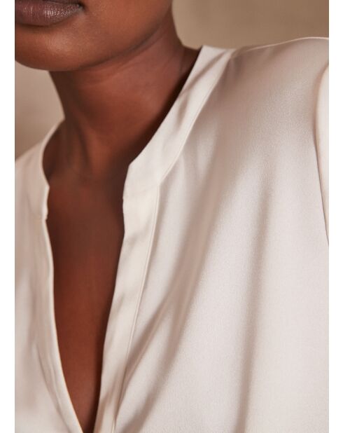 Blusa Marie Bl Uni ecru