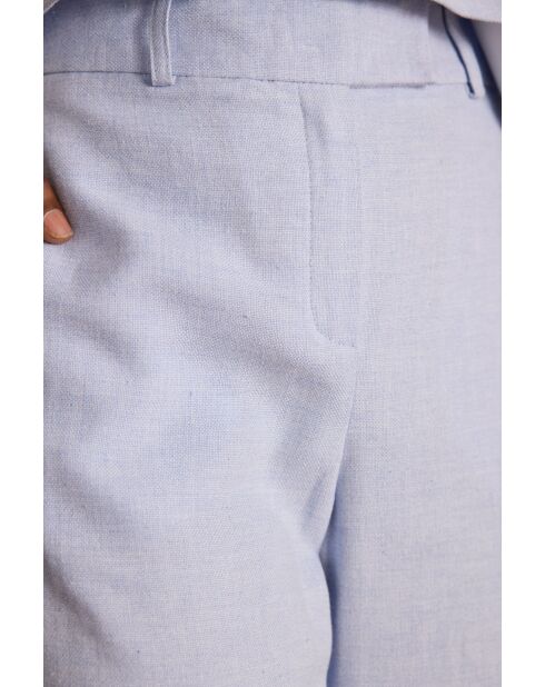 Layla P Uni hemelsblauwe broek