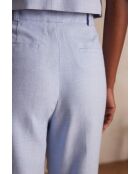 Layla P Uni hemelsblauwe broek