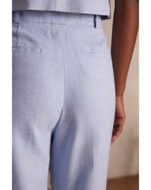 Layla P Uni hemelsblauwe broek