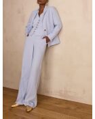 Layla P Uni hemelsblauwe broek