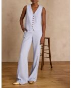 Layla P Uni hemelsblauwe broek