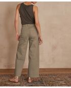 Overgeverfde broek Selyna Almond