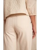 Ninon broek Cream overdyed