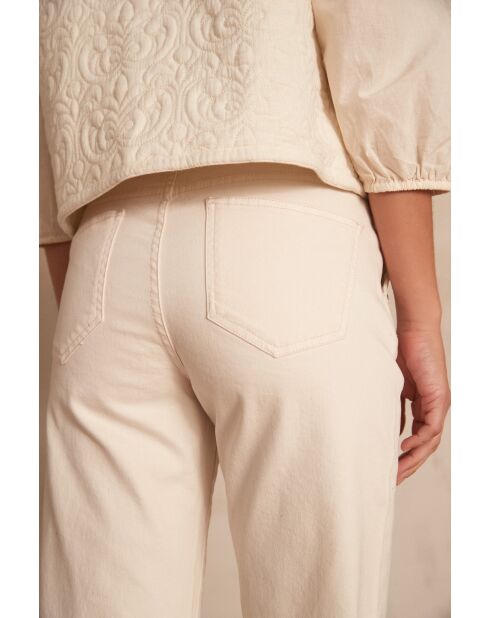 Ninon broek Cream overdyed
