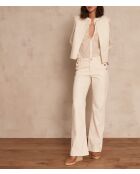 Ninon broek Cream overdyed