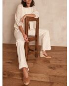 Ninon broek Cream overdyed