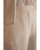 Layla P Linnen broek met touwtjes