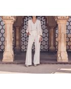 Layla P Linnen broek met touwtjes