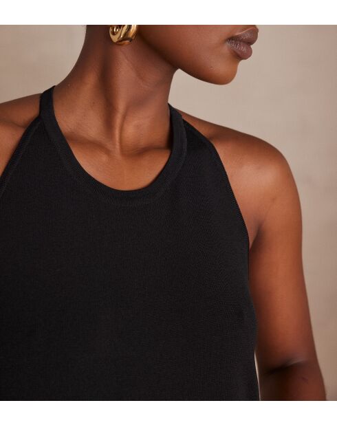 Abito in maglia nera Madeline R