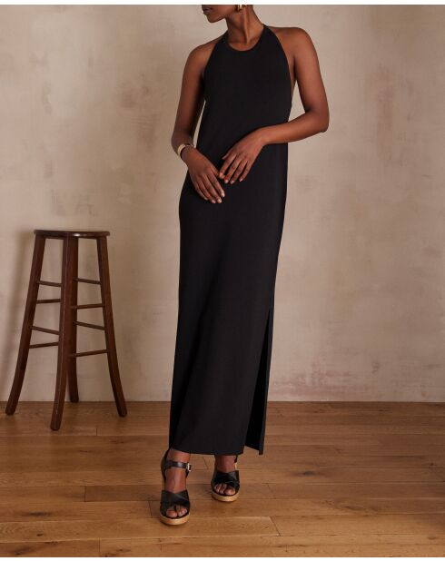 Abito in maglia nera Madeline R