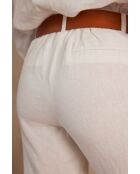 Paolo P weiße Leinenhose