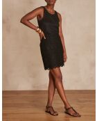 Bamboo J Schwarzer Spitzenrock