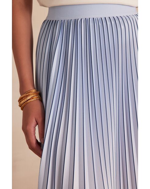 Darcy J himmelblauer Faltenrock