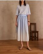 Darcy J himmelblauer Faltenrock