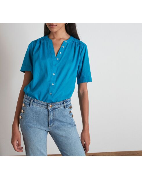 Blusa Maelle Bl turchese