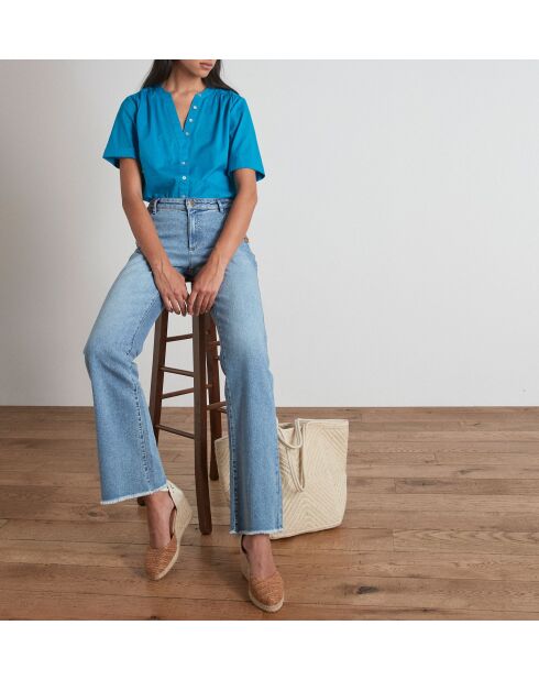 Blusa Maelle Bl turchese