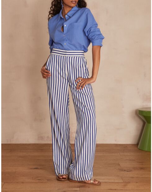 Patty P Stripe Himmelblaue Hose