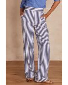 Patty P Stripe Himmelblaue Hose