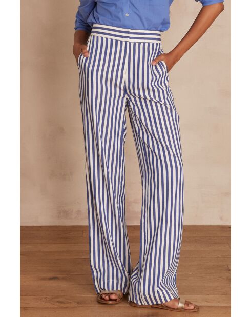 Patty P Stripe Himmelblaue Hose