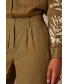 Pantalones Bastien P Linen Leaf