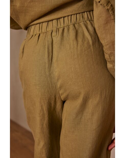 Pantalones Bastien P Linen Leaf