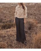 Daisy Wide Leg Celadon broek