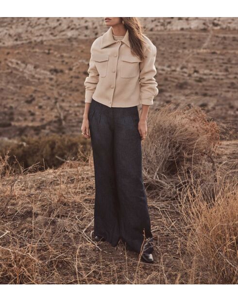 Daisy Wide Leg Celadon broek