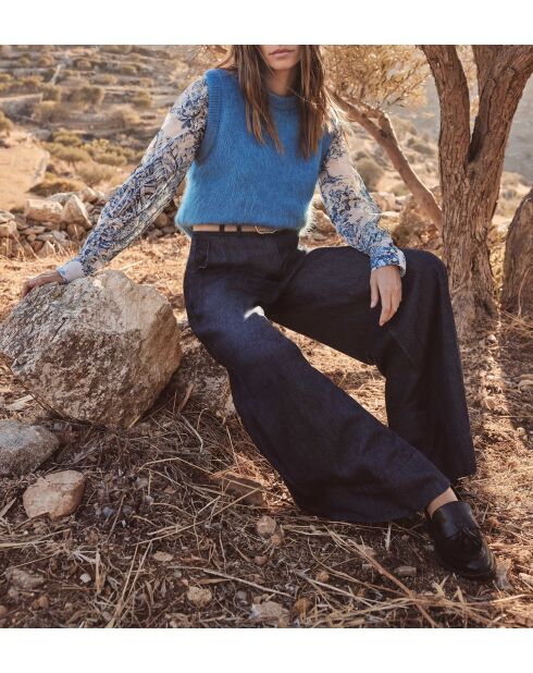 Daisy Wide Leg Celadon broek