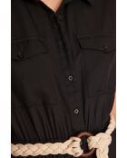 Tuta nera Leslie Overalls