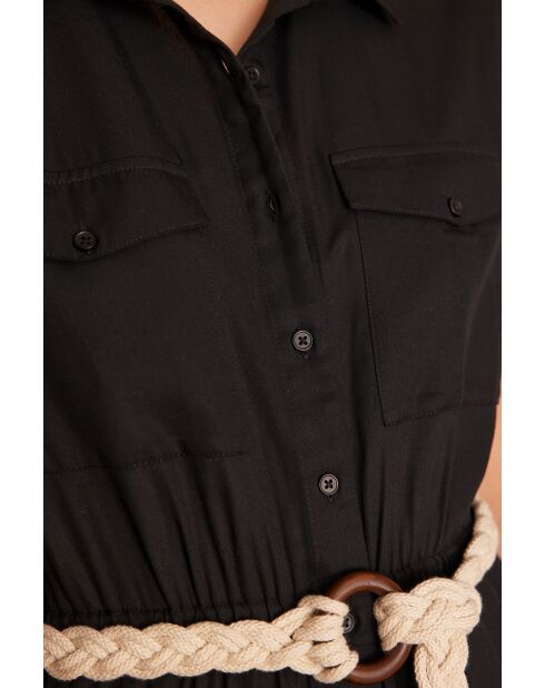 Tuta nera Leslie Overalls