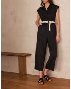 Tuta nera Leslie Overalls