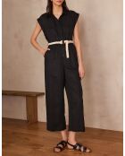 Tuta nera Leslie Overalls