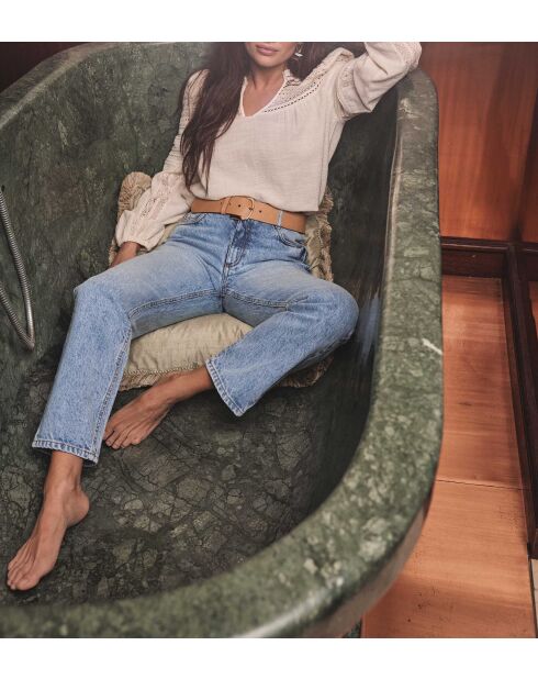 Owen Cropped Light Indigo broek