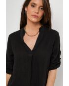 Top Maëlle 100% Lin noir