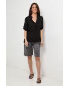 Top Maëlle 100% Lin noir