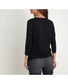 Genna Ts Bi Mat schwarze Bluse