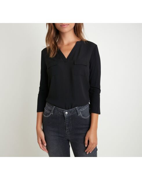 Genna Ts Bi Mat schwarze Bluse