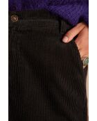 Zwarte fluwelen rok Billie J