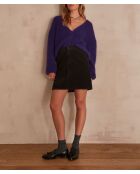 Zwarte fluwelen rok Billie J